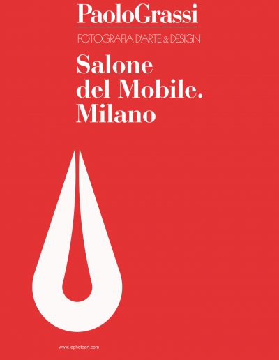 Salone del Mobile 2018 Copertina del catalogo fotografie d'arte Paolo Grassi