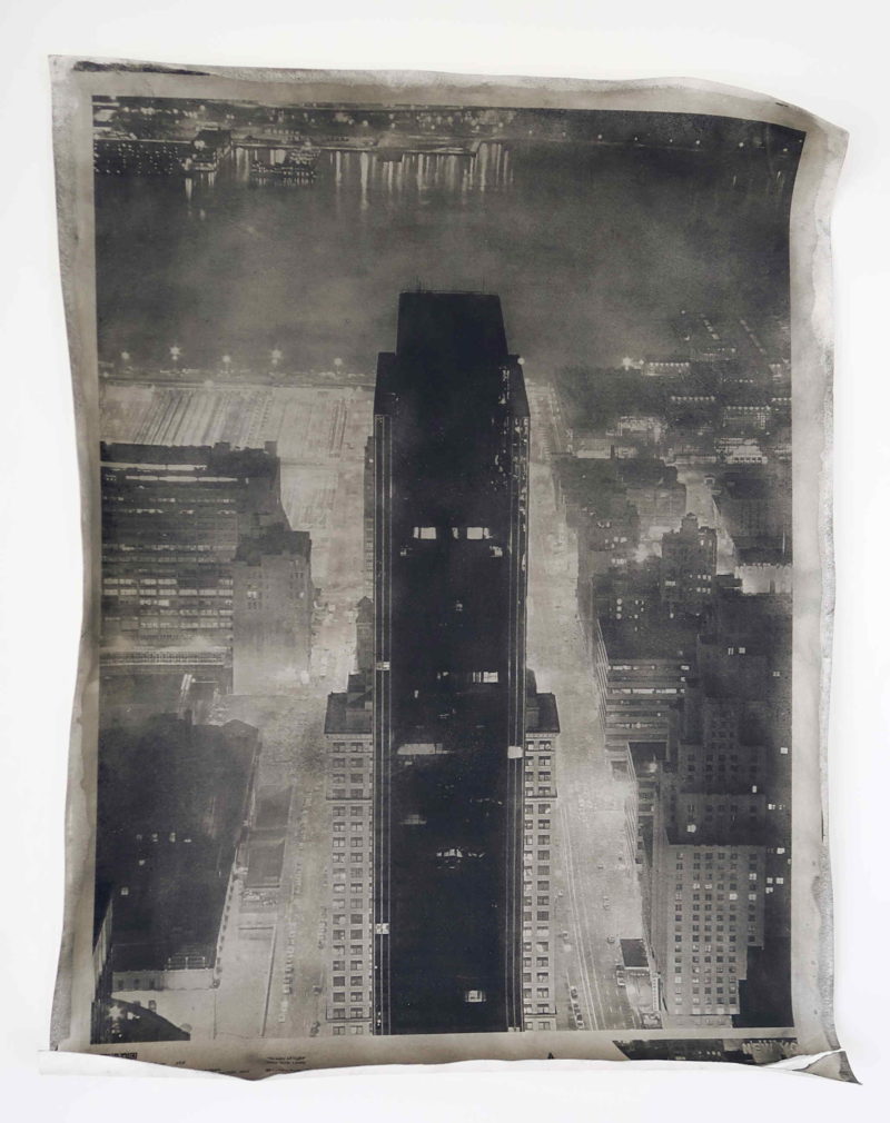 Foto d'arte bianconero. New_York. View from Empire State Building. Foto d'arte bianconero