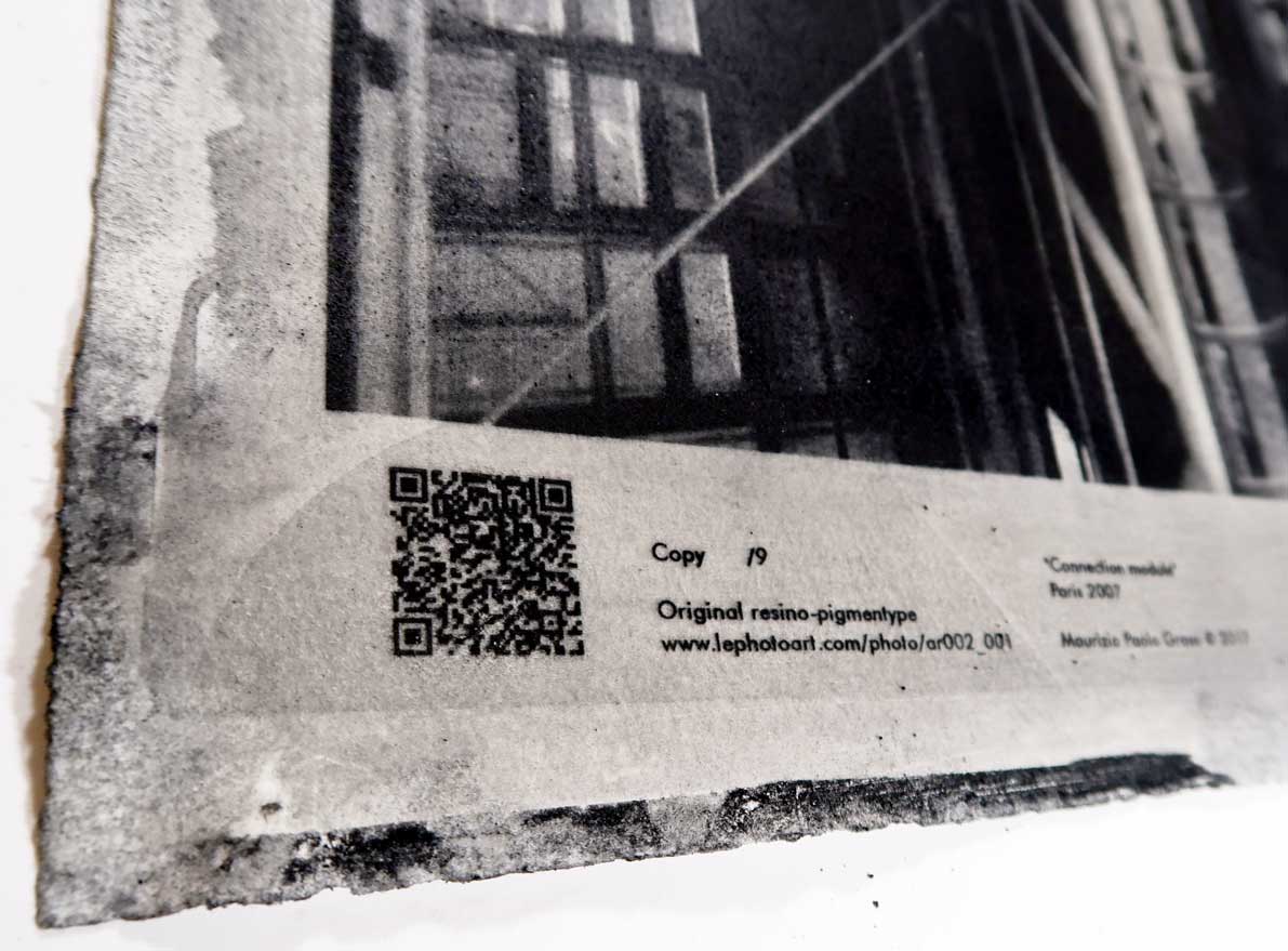 Dettaglio certificazione LE Strip della Photo Beaubourg