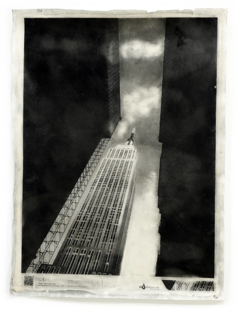 Empire state building. Art photo New York.