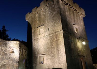 Castello di San Terenzo, Lerici. Vista notturna